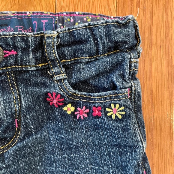 Genuine Toddler boot cut adjustable waist jeans size 2T - Picture 4 of 5